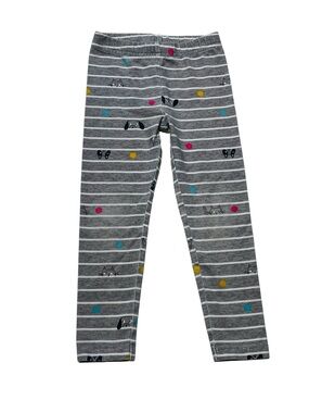 Carter's Gray and White Striped Toddler Pants